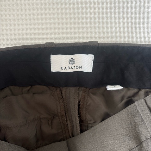 Aritzia Babaton Limitless Pant Dark Olive 2 - Picture 9 of 14